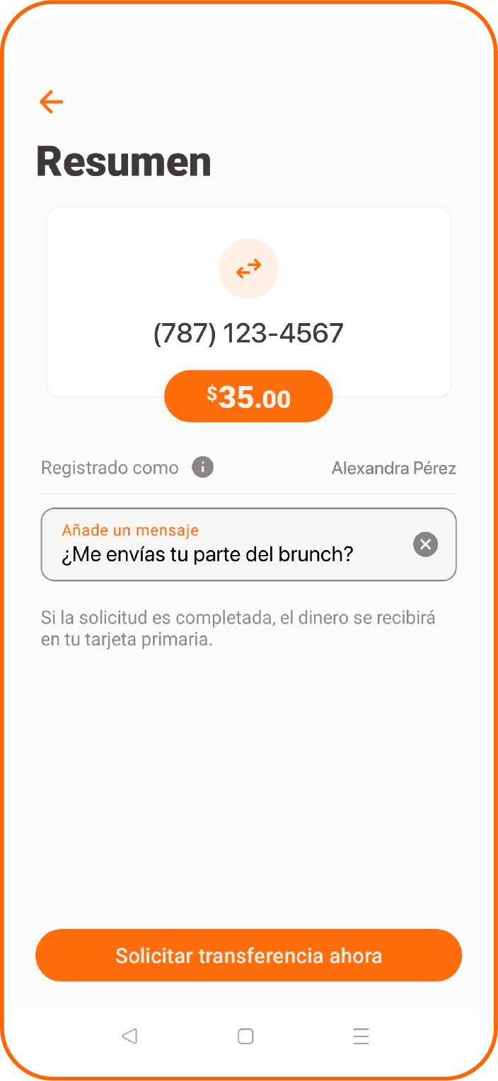 Step 4: Añade un mensaje y haz clic en